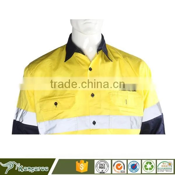 3M Clear Reflective Tape Work Shirts For Firefighter photo-3