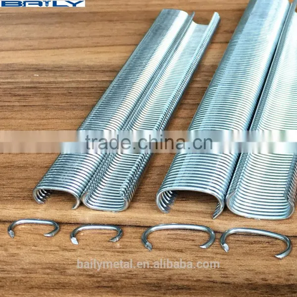 Factory Supply Galvanized C Ring 15G100, 15DG50, 16G110, 516G100, SR8, C45 Hog Ring Stapl for Case, Fence Wire, Bedding, Car Set photo-3