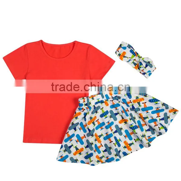 Chinese Clothing Manufacturers Baby Product Girls Fashion Knitted Cotton Top + Skirt Baby Clothing Sets photo-3