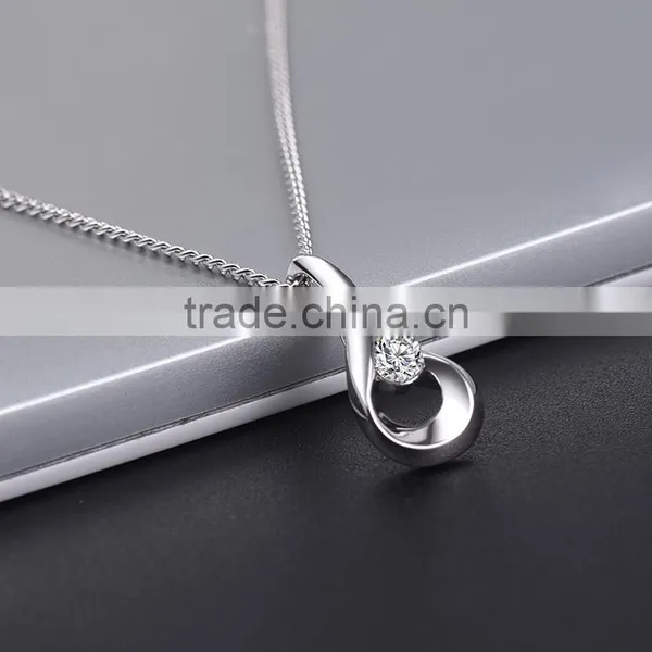 Good-Looking Bridal Necklace Pendant Platinum Necklace photo-2