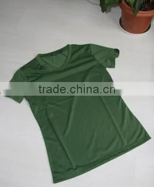 Cotton V-neck Shirt;body-shaping T-shirt;Aniti-Pilling T-shirt