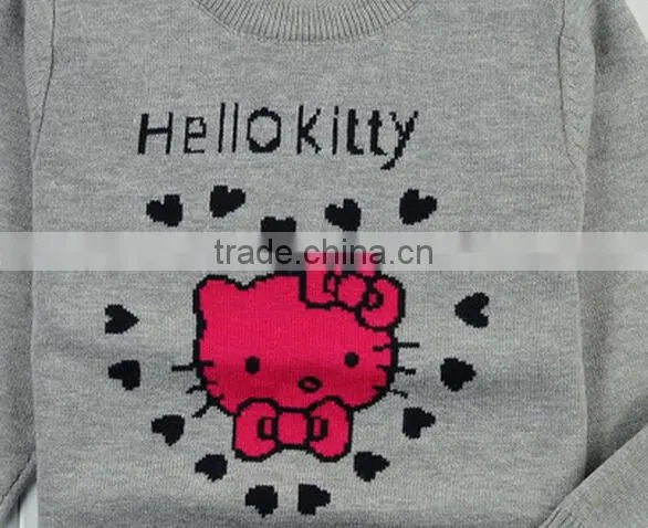 Latest Style China Factory Crewneck Hello Kitty Cute Baby Sweater photo-2