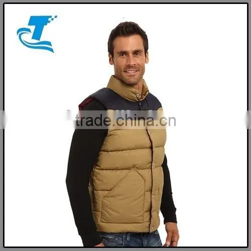 Winter Outdoor Goose Down Mens Sleeveless Vest photo-3