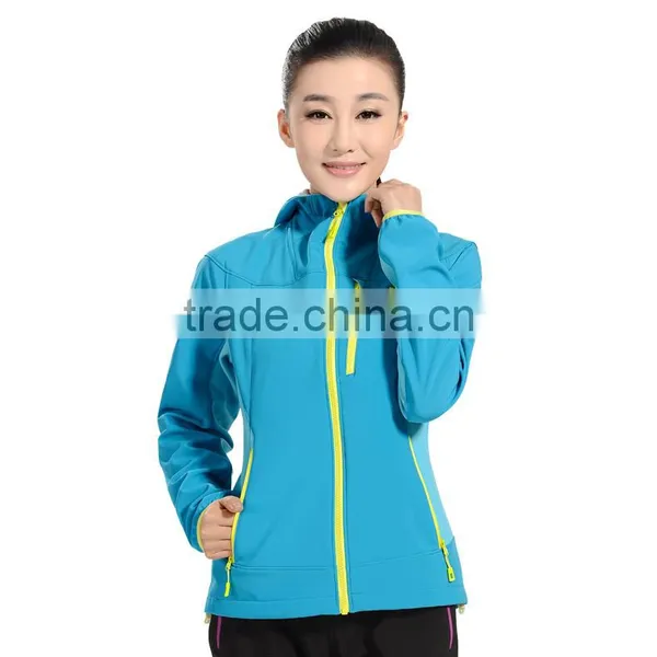 Fashion Design Woman's Waterproof Cheap Softshell Jackets photo-6