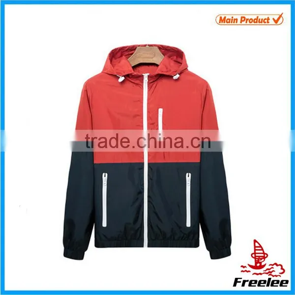 Custom Outdoor Sportswear Men Thin Windbreaker Jacket Outwear Raincoat