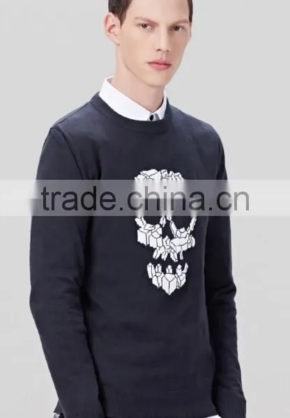 Hot Sale Lowest China Price Fashion Men Sweater 2017 for Black photo-3