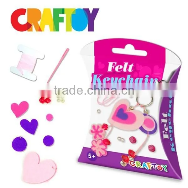 Design Your Own DIY Felt Jewelry Felt Keychain Heart Low Price photo-2