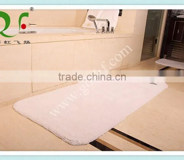5 Star Standards 100% Cotton White Embroidery Hotel Mat Bath Mat photo-2