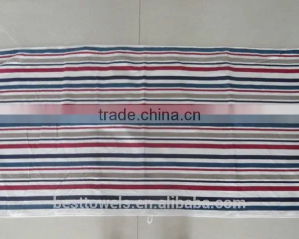 2015 Wholesale High Quality Stock Velour Printed Beach Towel