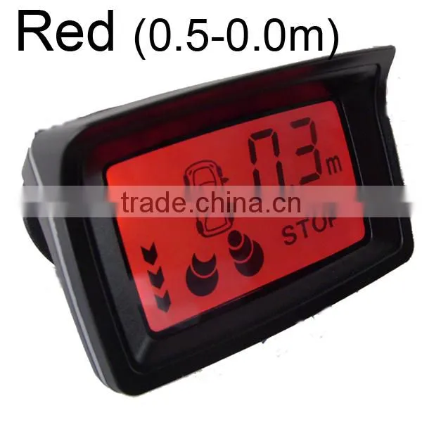 Three Colours Background Car Parking Sensor LCD Display System photo-4