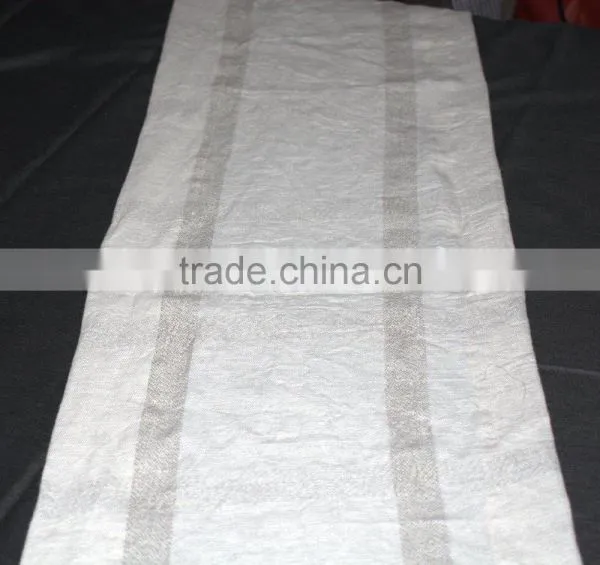 Linen Table Runner -- Hand Wiven Fabric Used