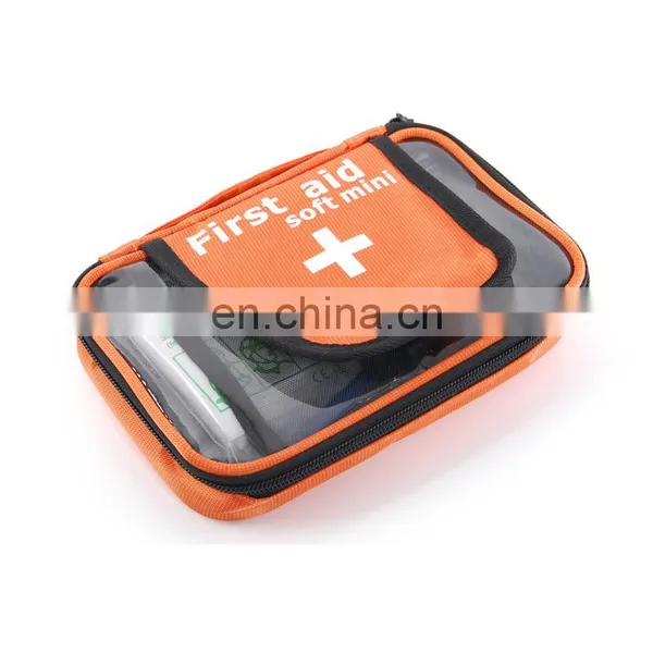 Orange Cosmetic Emergency First Aid Kit Soft Mini Medical Bag photo-5