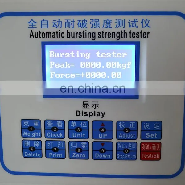 Digital Cardboard Packaging Bursting Strength Tester photo-5