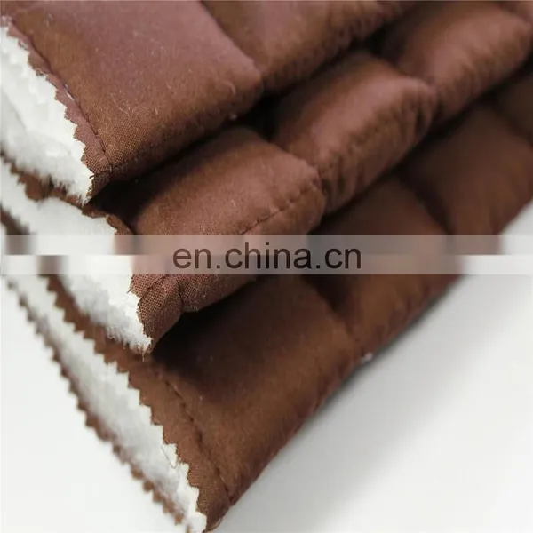 Down Jacket Fabric Quilted Waterproof Polyester Pongee Fabric photo-5