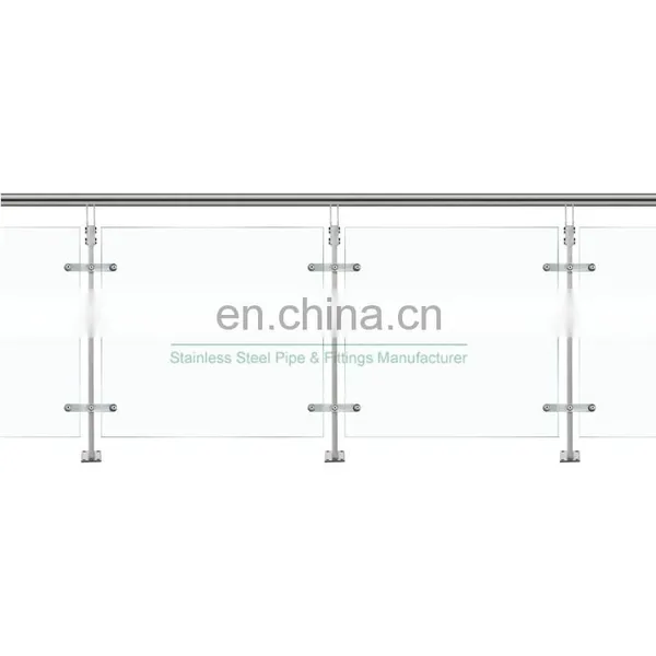 Hot Popular Glass Ss Balustrade Glass Balcony Railing Glass Balustrade Manufacturer China photo-3
