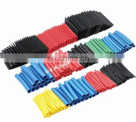 Hampool Hot Product Single Wall 2:1 Colorful Polyolefin Motor Insulation Heat Shrink Tube photo-3