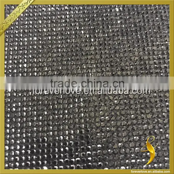Fancy Crystal Beads Wedding Table Decorations Hotfix Rhinestone Mesh FRM-205 Supplier's Choice photo-2