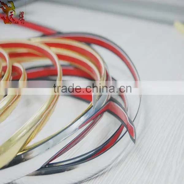 Pvc Plastic D Shape Extrusion Profile Self Adhensive Plastic Strip photo-5
