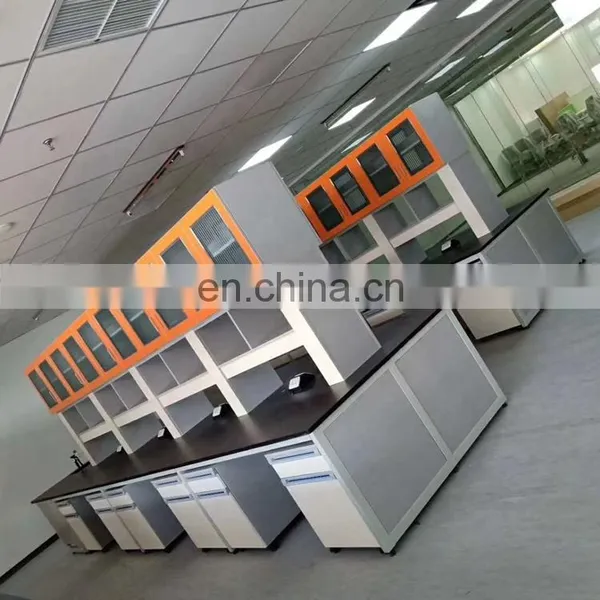 Biology Chemistry Lab Furniture Wood-steel Laboratory Table Work Bench photo-5
