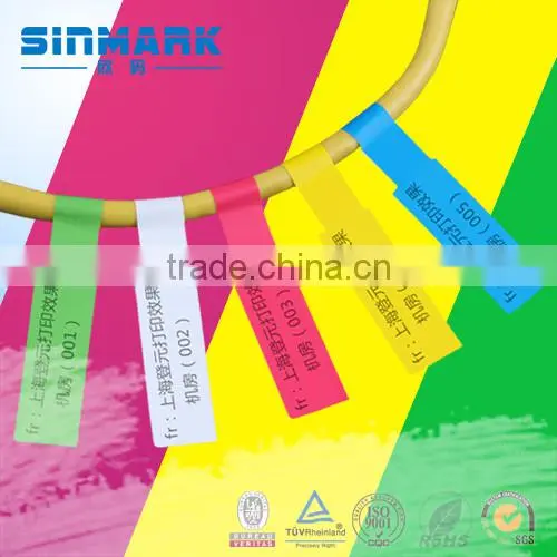 SINMARK Heat Resistant Cable Label Sticker,Strong Adhesive Wire Sticker photo-6
