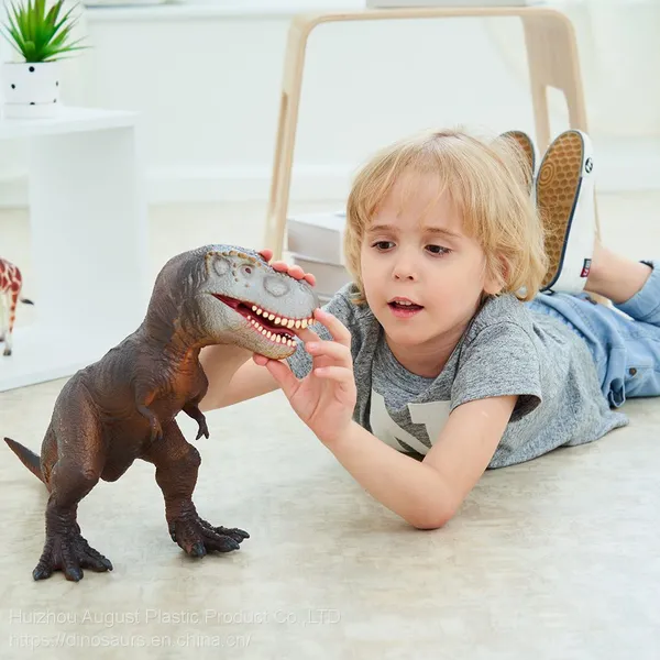 New Jurassic Feathered T-Rex PVC Animals Toy T-rex Action Figures Open Mouth Tyrannosaurus Rex Dino Custom photo-3