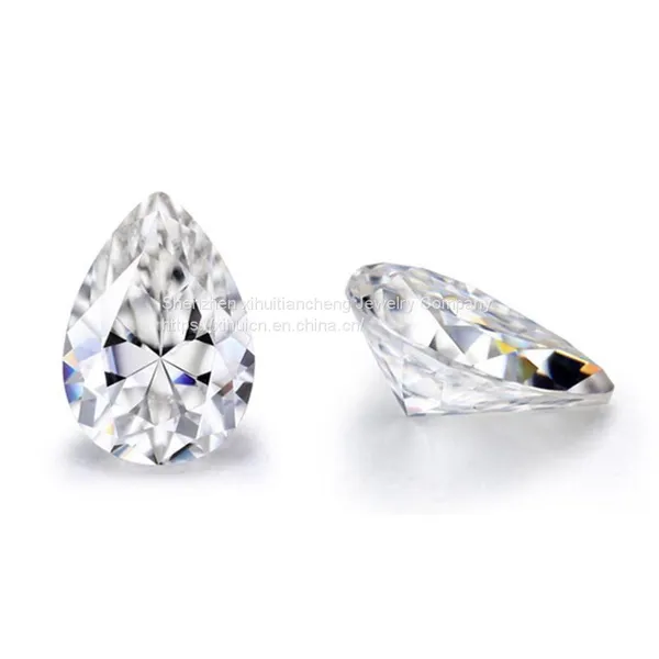 Loose Gemstones Moissanite Stone 0.35ct To 6ct Pear Shape Diamond D Color VVS1 Loose Beads For Women Luxury Ring Jewelry Making photo-4