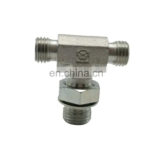 Adjustable High Pressure Hydraulics Threaded Quick Coupling Hydraulic Adapters Carbon Steel Pipe Fitting photo-2