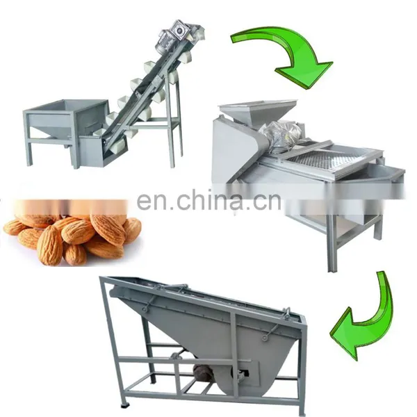 Almond Hazelnut Shell Cracking Machine Shelling Production Line 500kg photo-4