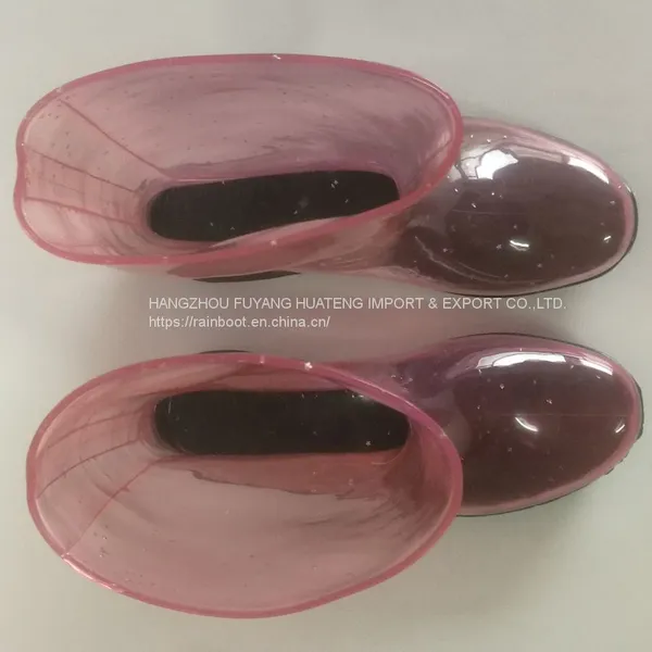 Vogue Transparent Women Rain Shoes,Fashion Transparent Ladies Shoes,Transparent Lady Shoes,Female Rain Shoe photo-4