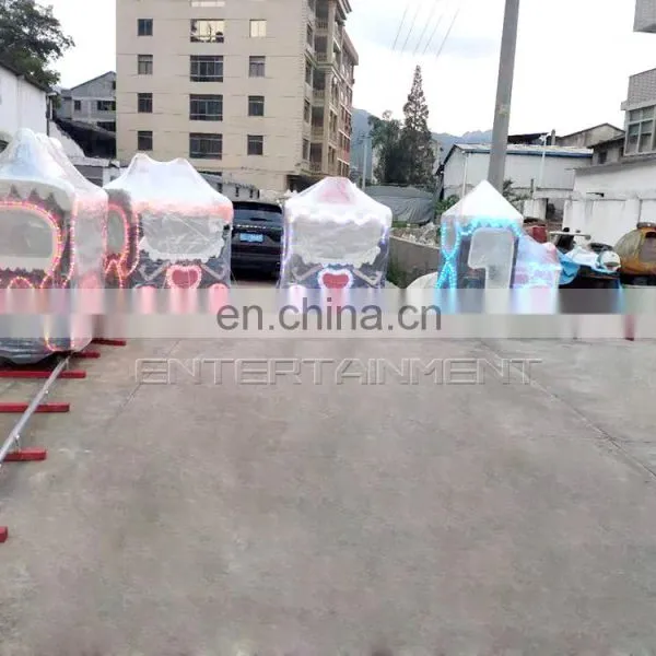 Amusement Park Kids Attractions Rides 14 Person Christmas Train photo-4