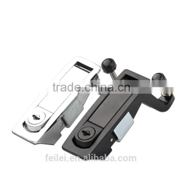Swing Handle Chrome Plated Metal Plane Lock for Electric Cabinet photo-5