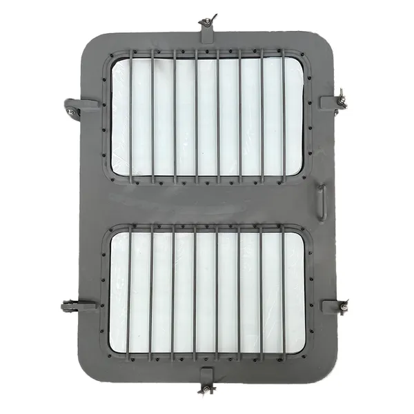 Square Yacht Marine Steel Skylight Deck Skylight Escape Tempered Glass Marine Window photo-5