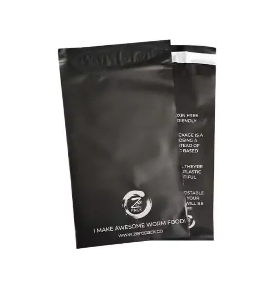 Custom Logo Printing Peach Pink Polymailer Express Mailing Bag Biodegradable Packaging Shipping Poly Mailer Bags for Clothing photo-4