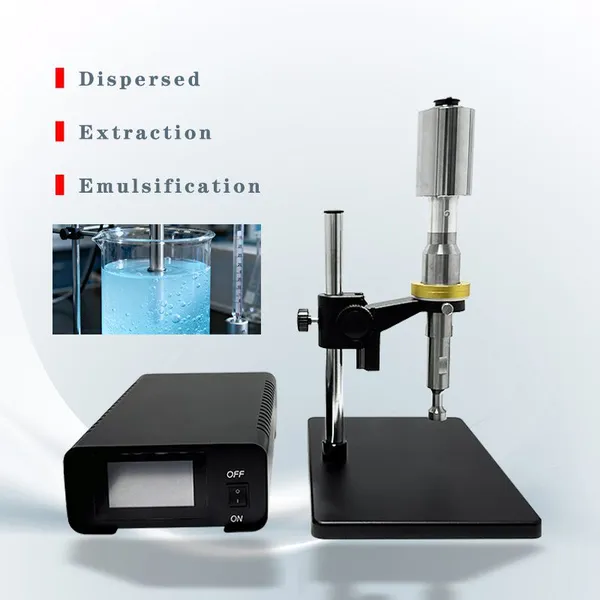 Ultrasonic Homogenizer Sonicator Lab Liquid Mixer for Cosmetic Processing With Soundproof Box photo-3