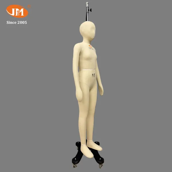 12-year-old Girl Dress Form EU/US Standard Kids Garment Mannequin Junmei Child Full-body Dress Form photo-2