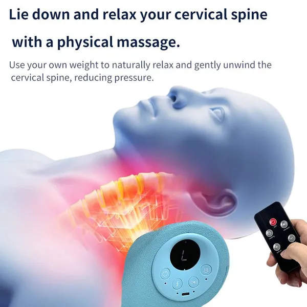 Electric Neck Traction Massager With EMS Heat Therapy MH-CV20 photo-5