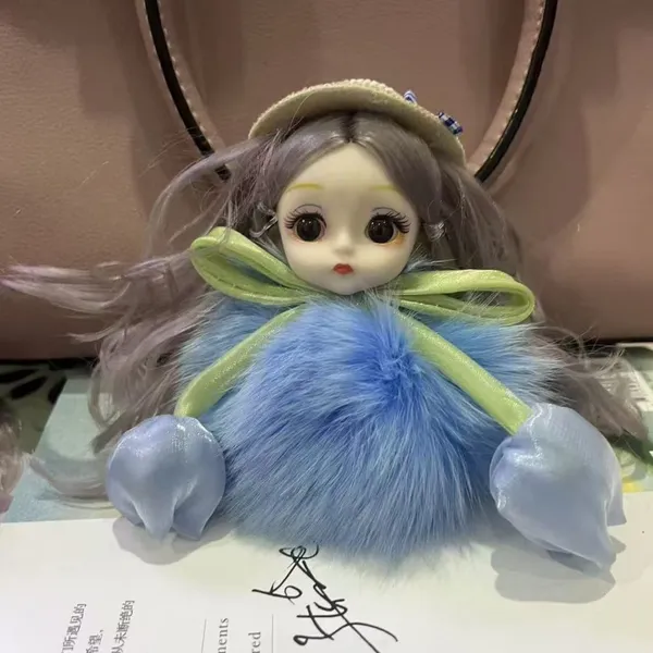 Tulip Bow Girl Doll Bag Charm photo-5