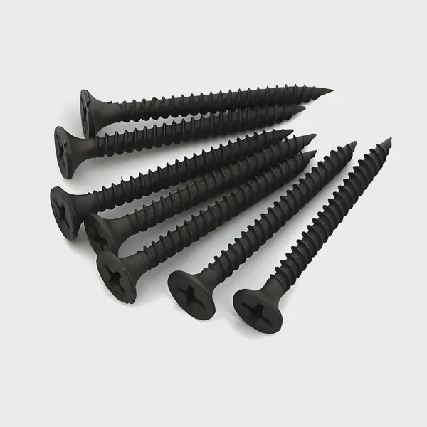 Black Phosphate Drywall Screws With Sharp Point, 13mm-100mm Full Sizes, for Fast Penetration and No Snapping. photo-2