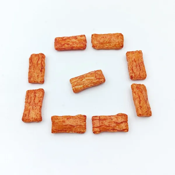 Baked Non-Fried Salty Brine Flavor Rice Crackers, Crispy Ribbed Rice Puffed Snacks, With OEM Private Label & Bulk Export Service photo-4
