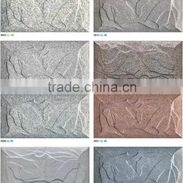 300x600mm Glazed Porcelain Stone-like Outside Wall Selection Tile Design photo-2