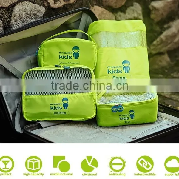 4Pcs Set Kids Travel Bag Children Shoe Bag Organizer Storage Bags