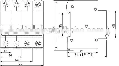 Circuit Breaker for DIN Rails,CAB2-63 MCB Mini Circuit Breaker photo-6