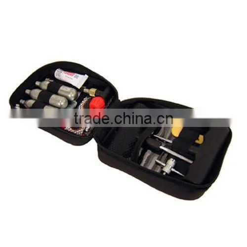 Tire Puncture Repair Inflation Inflator Tool Kit Motorcycle ATV QUAD Dirt Bike