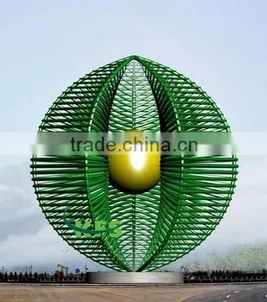 Stainless Steel Markable City Round Grand Sculpture