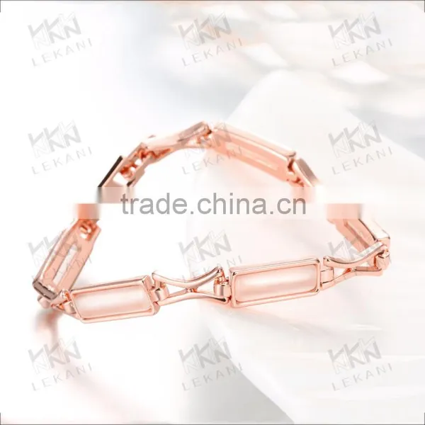 Hot European Custom Handmade 18K Gold Plated Charm Bracelet photo-4
