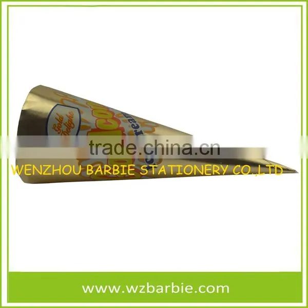 Unique Ice Cream Conocal Cups/Cone Paper Sleeves China Factory photo-3