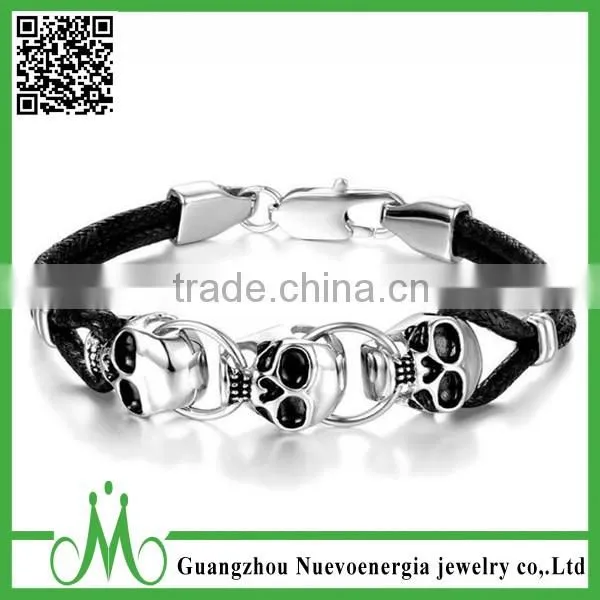 Cheap Price Bracalet Silicon With Cool Skull