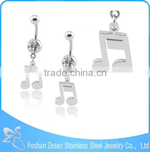 Fashionable Design Nickel Free Wholesale Hanging Fox Racing Belly Button Rings photo-4