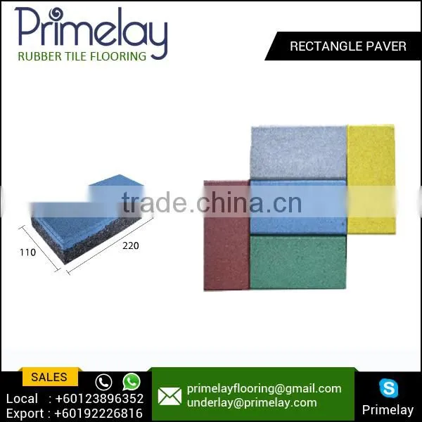 Rubber Pavers Rubber Tiles Rectangle Rubber Paver Tiles