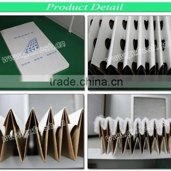 FRS-EDT Fresh Dry Type V-type Booth Filter Paper Made in China photo-3